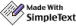 [Built With SimpleText]