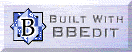 Built With BBEdit