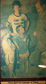 Pierre Trudeau, Terry Fox, KKL, and Pat
