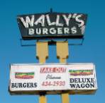 [Wally's Burgers sign on Kingsway]