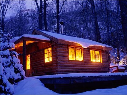 [Winter cabin from Apple]